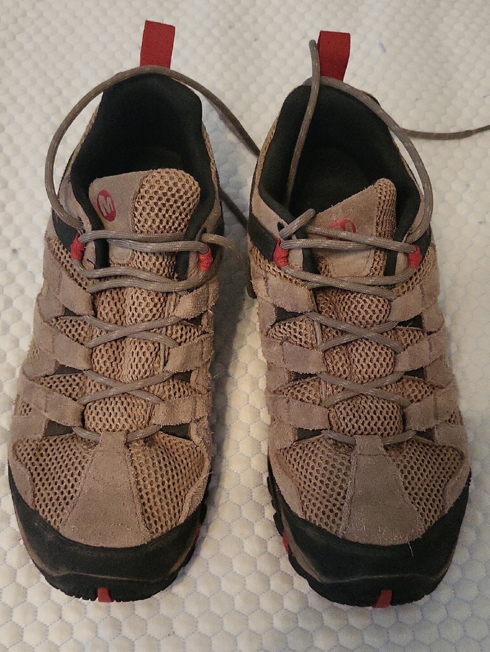 Merrell Alverstone Tan Men's Hiking Sneakers Size 8.5